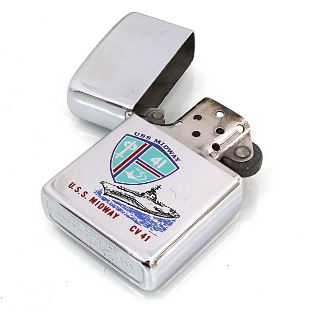 絶版/ヴィンテージ Zippo ジッポー 中古 1984年製造U.S.S. MIDWAY CV41