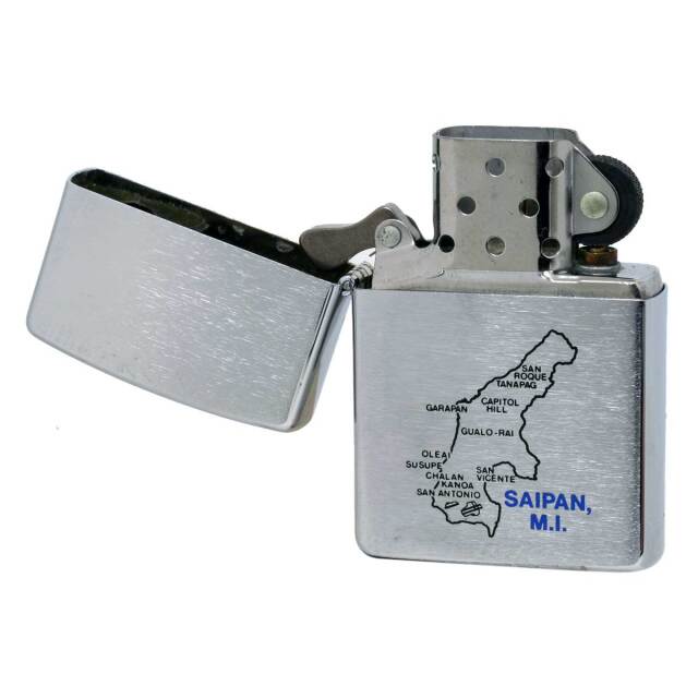 絶版/ヴィンテージ Zippo ジッポー 中古 1992年製造SAIPAN M.I.