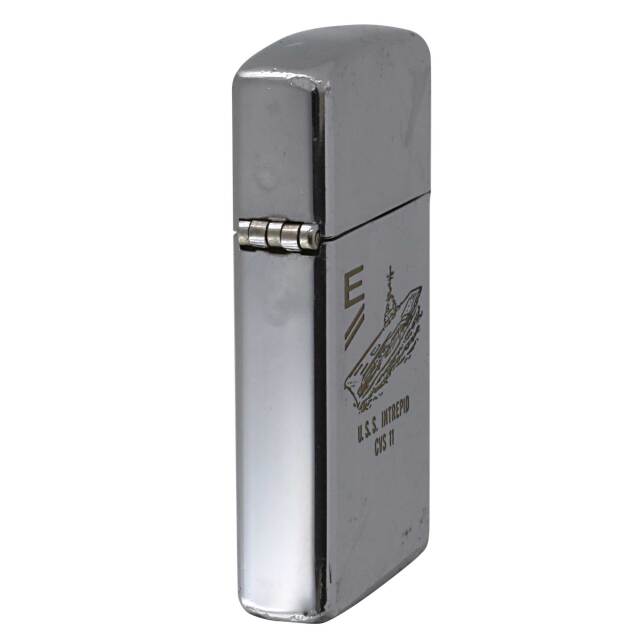 絶版/ヴィンテージ Zippo ジッポー 中古 1968年製造USS INTREPID CVS