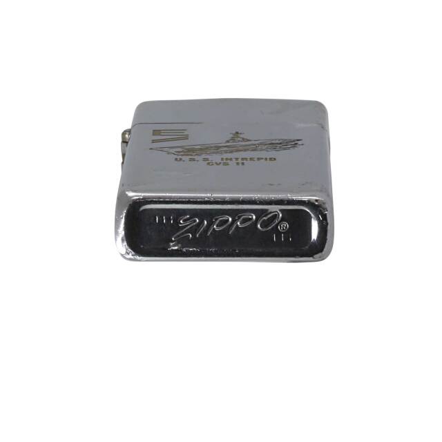 絶版/ヴィンテージ Zippo ジッポー 中古 1968年製造USS INTREPID CVS