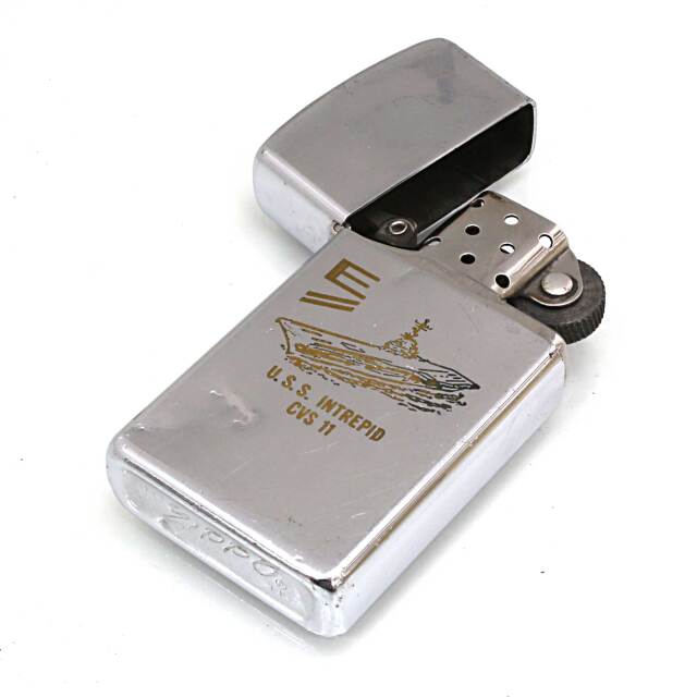 絶版/ヴィンテージ Zippo ジッポー 中古 1968年製造USS INTREPID CVS