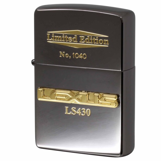 絶版/ヴィンテージ Zippo ジッポー 中古 2004年製造 限定名車シリーズ TOYOTA レクサス LS430 Limited Edition No.1040  [S]ほぼ新品同様