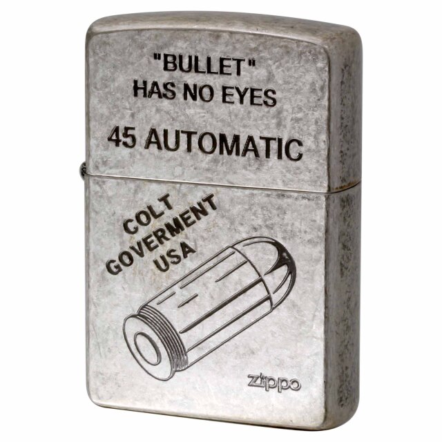 絶版/ヴィンテージ Zippo ジッポー 中古 2006年製造 弾丸 BULLET 45 AUTOMATIC COLT GOVERMENT USA バレル  [A]使用感少なく状態が良い