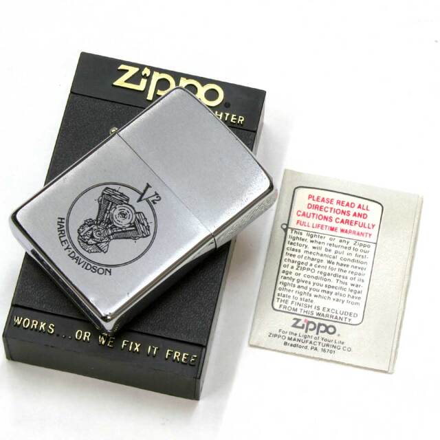 絶版/ヴィンテージ Zippo ジッポー 中古 1985年製造Harley
