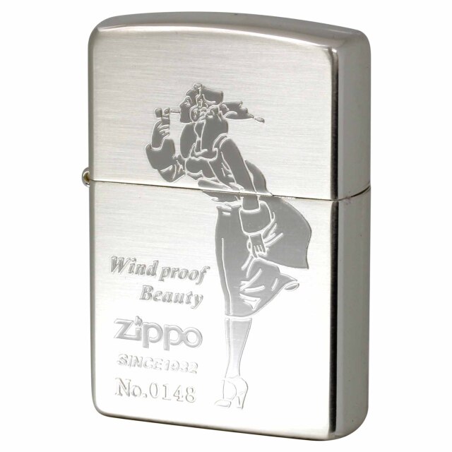 絶版/ヴィンテージ Zippo ジッポー 中古 2003年製造 Windy ウインディ シリアル番号 No.0148  [S]ほぼ新品同様