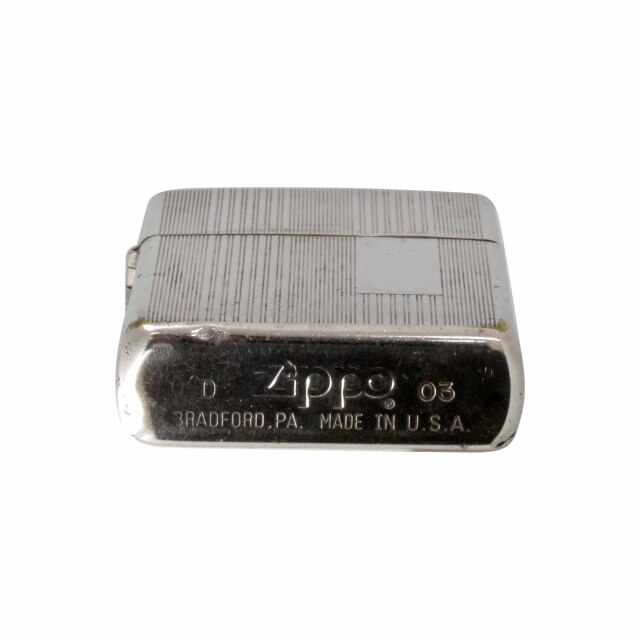 絶版/ヴィンテージ Zippo ジッポー 中古 2003年製造#1150 SILVER