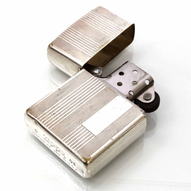 絶版/ヴィンテージ Zippo ジッポー 中古 2003年製造#1150 SILVER