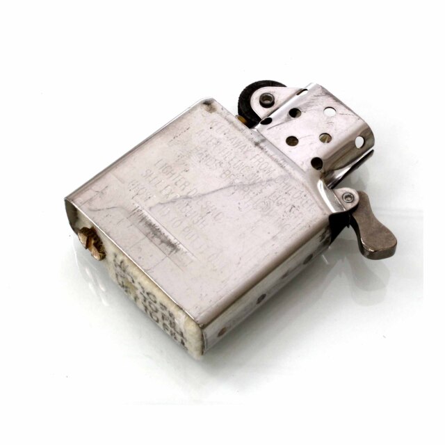 絶版/ヴィンテージ Zippo ジッポー 中古 2003年製造#1150 SILVER