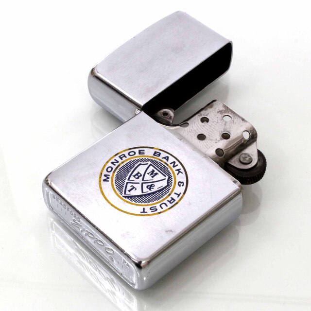 絶版/ヴィンテージ Zippo ジッポー 中古 1969年製造Monroe Bank