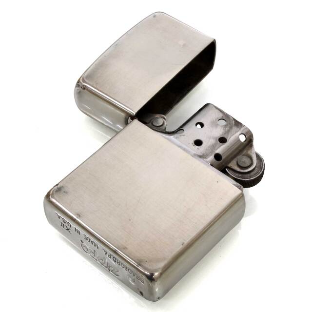 絶版/ヴィンテージ Zippo ジッポー 中古 1996年製造銀メッキ 10