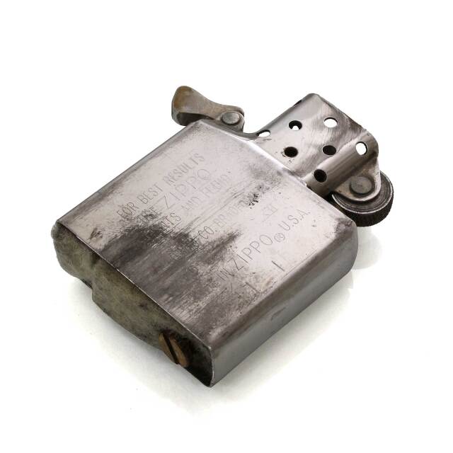 絶版/ヴィンテージ Zippo ジッポー 中古 1996年製造銀メッキ 10