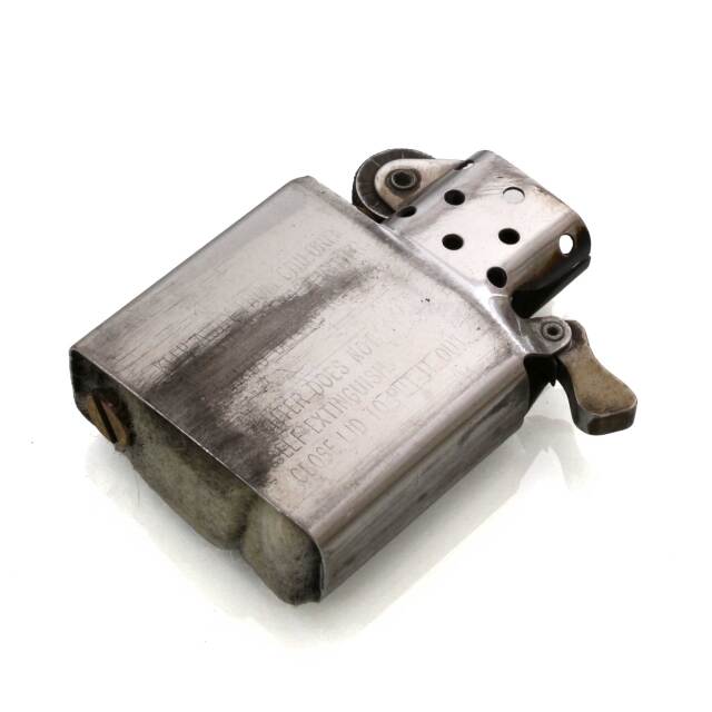 絶版/ヴィンテージ Zippo ジッポー 中古 1996年製造銀メッキ 10