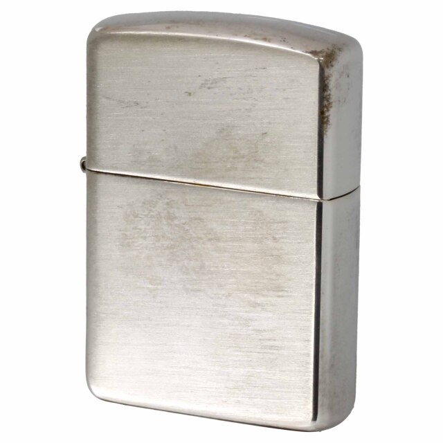 絶版/ヴィンテージ Zippo ジッポー 中古 2022年製造 純銀 ARMOR Sterling Silver アーマー サテーナ No.27  [A]使用感少なく状態が良い