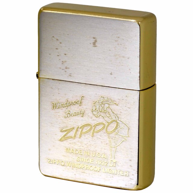 絶版/ヴィンテージ Zippo ジッポー 中古 1995年製造 1937レプリカ フラットトップ ウインディ Windy SG  [A]使用感少なく状態が良い