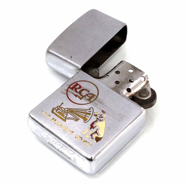 絶版/ヴィンテージ Zippo ジッポー 中古 1964年製造RCA レコード His