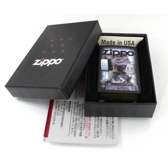絶版/ヴィンテージ Zippo ジッポー 中古 2018年製造218 PLANETA MANUAL