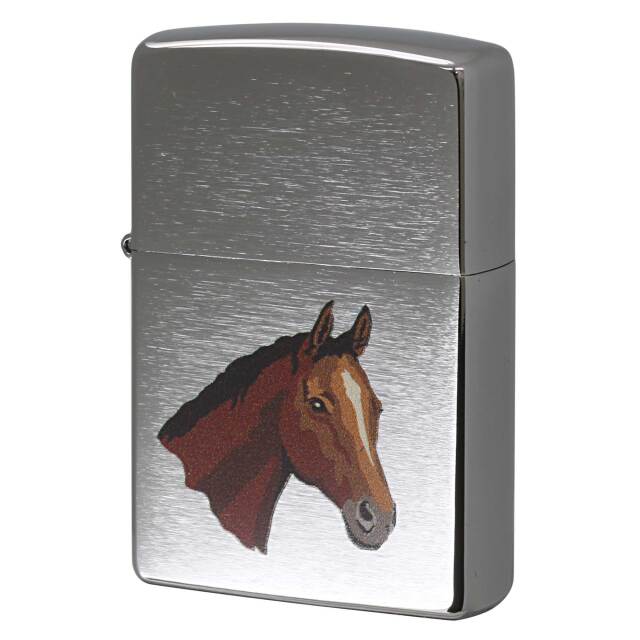 絶版/ヴィンテージ Zippo ジッポー 中古 2017年製造 200 PLANETA HORSE 88号  [N]未使用・新品