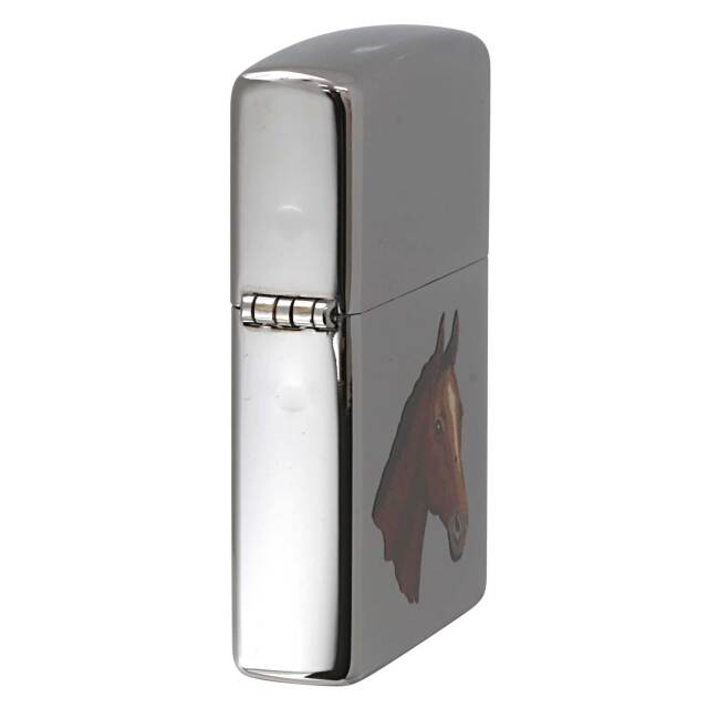 絶版/ヴィンテージ Zippo ジッポー 中古 2017年製造200 PLANETA HORSE