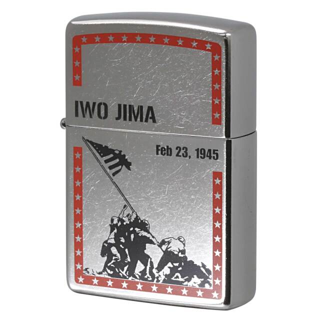 絶版/ヴィンテージ Zippo ジッポー 中古 2018年製造 205 PLANETA IWO JIMA 93号  [N]未使用・新品