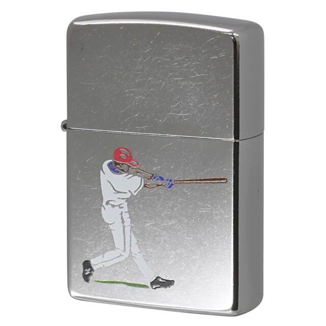 絶版/ヴィンテージ Zippo ジッポー 中古 2015年製造 207 PLANETA BASEBALL DESIGN 86号  [N]未使用・新品