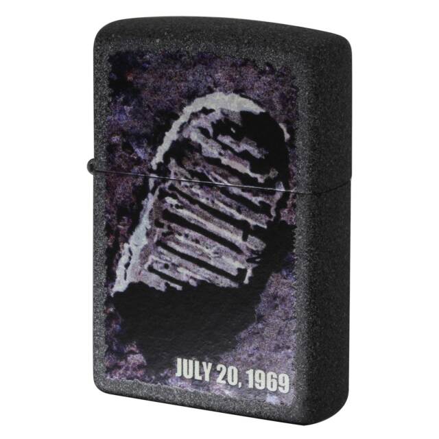 絶版/ヴィンテージ Zippo ジッポー 中古 2014年製造 211 PLANETA MOON PRINT 9号  [N]未使用・新品