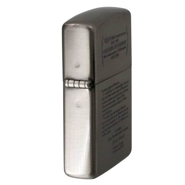 絶版/ヴィンテージ Zippo ジッポー 中古 1992年製造ZIPPO社創業60周年
