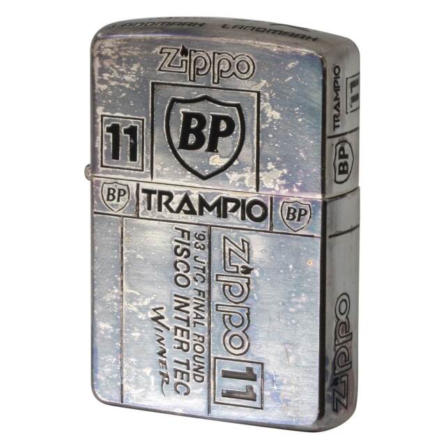 絶版/ヴィンテージ Zippo ジッポー 中古 1993年製造 BP OIL TRAMPIO GT-R 1993 JTC FINAL ROUND No.0250  [C]使用感あり傷汚れあり