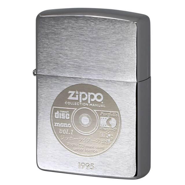 絶版/ヴィンテージ Zippo ジッポー 中古 1994年製造 CDデザイン  [S]ほぼ新品同様