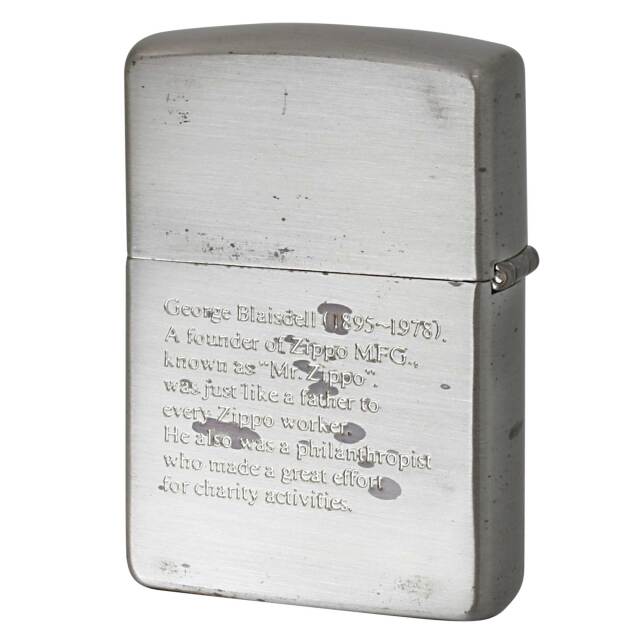 新品ビンテージ ZIPPO 天狗ブラスー貼り 1994年型 絶版/ヴィンテージ Zippo ジッポー 中古 1994年製造3,000個限定 生誕