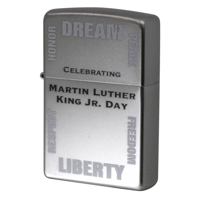 絶版/ヴィンテージ Zippo ジッポー 中古 2016年製造 205 PLANETA MARTIN LUTHER KING 57号  [N]未使用・新品