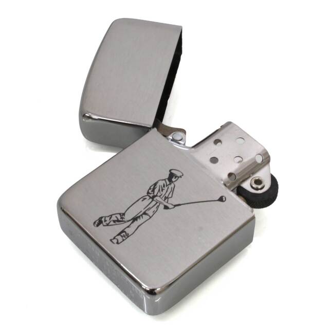絶版/ヴィンテージ Zippo ジッポー 中古 2015年製造1941レプリカ GOLF
