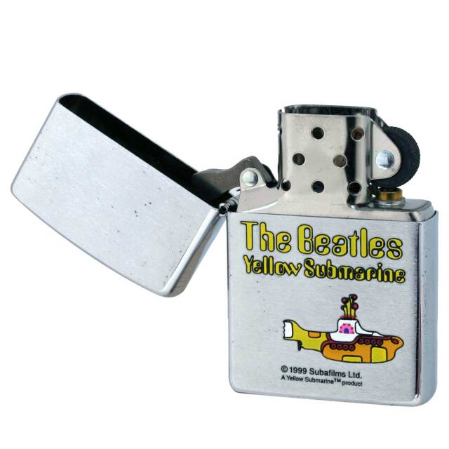 絶版/ヴィンテージ Zippo ジッポー 中古 2000年製造The Beatles Yellow 