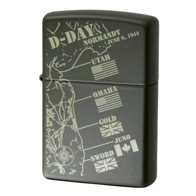 絶版/ヴィンテージ Zippo ジッポー 中古 2015年製造 221 PLANETA D-DAY 44号  [N]未使用・新品