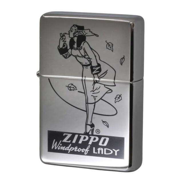 絶版/ヴィンテージ Zippo ジッポー 中古 2016年製造 260.25 WINDY ZIPPO LADY フラットトップ 92号  [N]未使用・新品