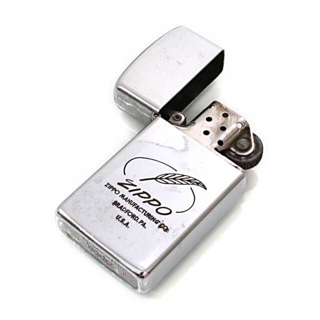 絶版/ヴィンテージ Zippo ジッポー 中古 1989年製造手掘り風羽 ZIPPO