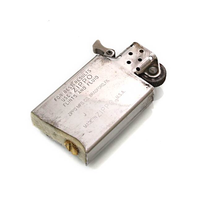 絶版/ヴィンテージ Zippo ジッポー 中古 1989年製造手掘り風羽 ZIPPO