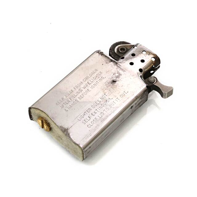 希少1989年製ZIPPO®︎ STERLING SLIM 絶版/ヴィンテージ Zippo ジッポー 中古 1989年製造手掘り風羽 ZIPPO