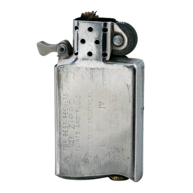 絶版/ヴィンテージ Zippo ジッポー 中古 1989年製造SLIM ZIPPO LOGO [C