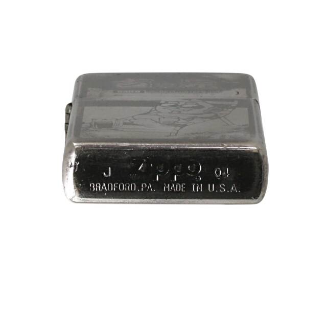 絶版/ヴィンテージ Zippo ジッポー 中古 2004年製造パチスロ 吉宗 爺