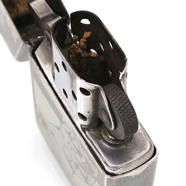 絶版/ヴィンテージ Zippo ジッポー 中古 2004年製造パチスロ 吉宗 爺