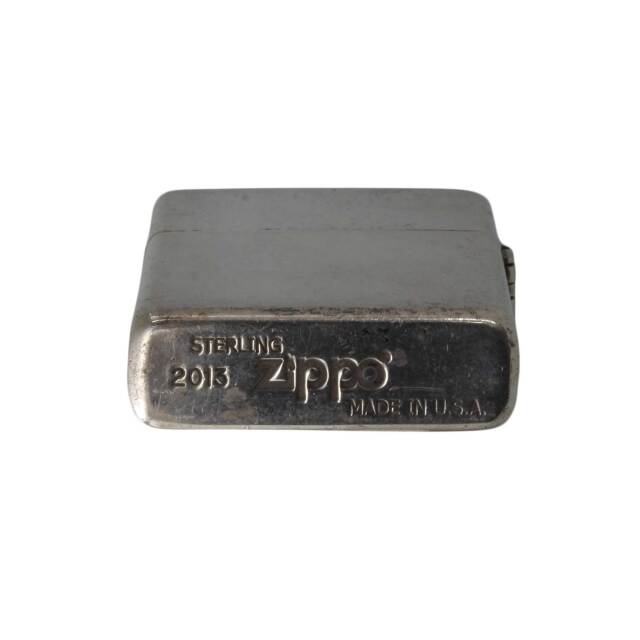 絶版/ヴィンテージ Zippo ジッポー 中古 2013年製造純銀 スターリング