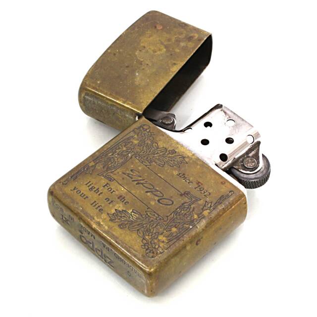 絶版/ヴィンテージ Zippo ジッポー 中古 1995年製造For the light of
