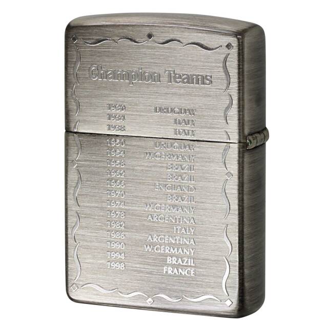 絶版/ヴィンテージ Zippo ジッポー 中古 2000年製造2002 FIFA World