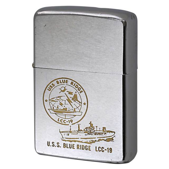 絶版/ヴィンテージ Zippo ジッポー 中古 1979年製造 U.S.S. Blue Ridge LCC-19 アメリカ海軍 揚陸指揮艦  [C]使用感あり傷汚れあり
