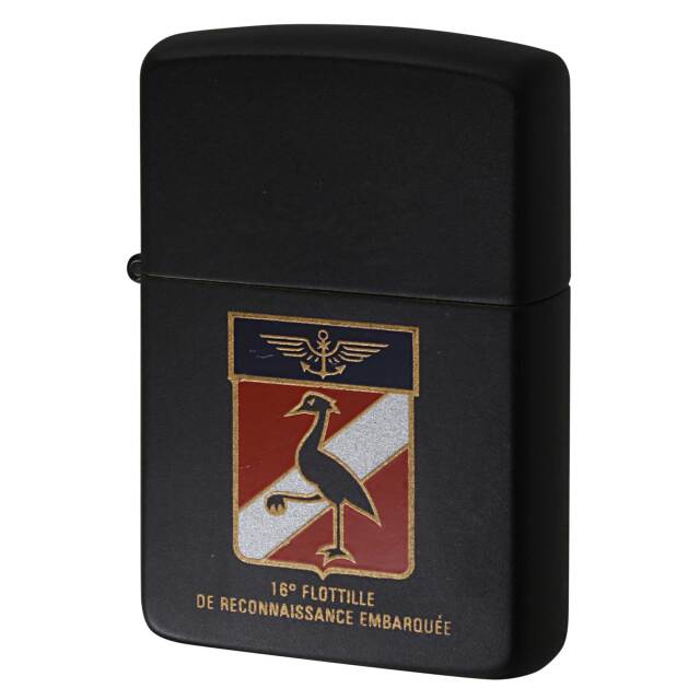 絶版/ヴィンテージ Zippo ジッポー 中古 年製造 フランス軍 第16艦載偵察飛行隊 Flottille 16F DE RECONNAISSANCE EMBARQUEE  [A]使用感少なく状態が良い