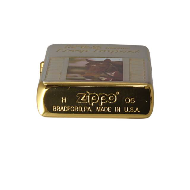 絶版/ヴィンテージ Zippo ジッポー 中古 2006年製造ディープインパクト
