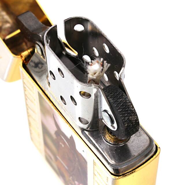 絶版/ヴィンテージ Zippo ジッポー 中古 2006年製造ディープインパクト