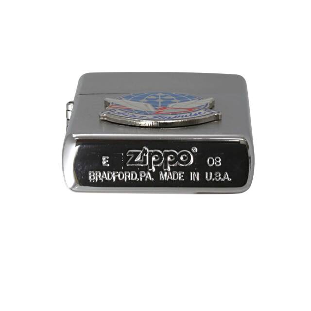 絶版/ヴィンテージ Zippo ジッポー 中古 2008年製造航空自衛隊 ブルー