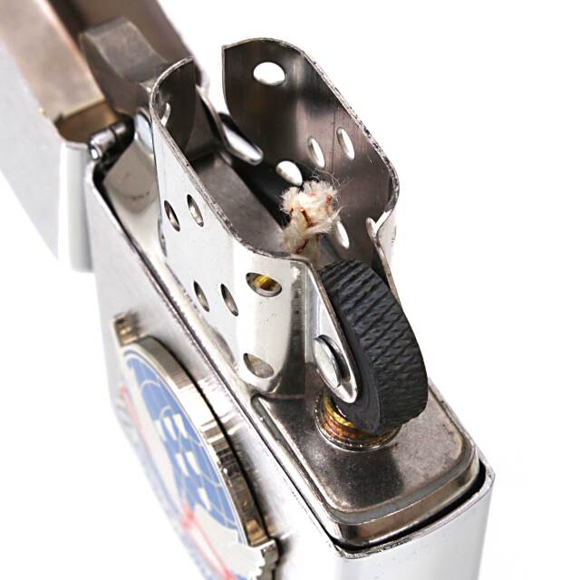 絶版/ヴィンテージ Zippo ジッポー 中古 2008年製造航空自衛隊 ブルー