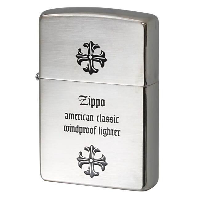 絶版/ヴィンテージ Zippo ジッポー 中古 2002年製造 American Classic Closs アメリカン クラシック クロス  [S]ほぼ新品同様